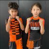 Adult Short Sleeve Rashguard Hash Design Photo 2